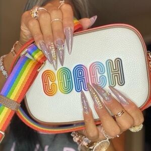 Coach Multicolor Logo Crossbody Bag